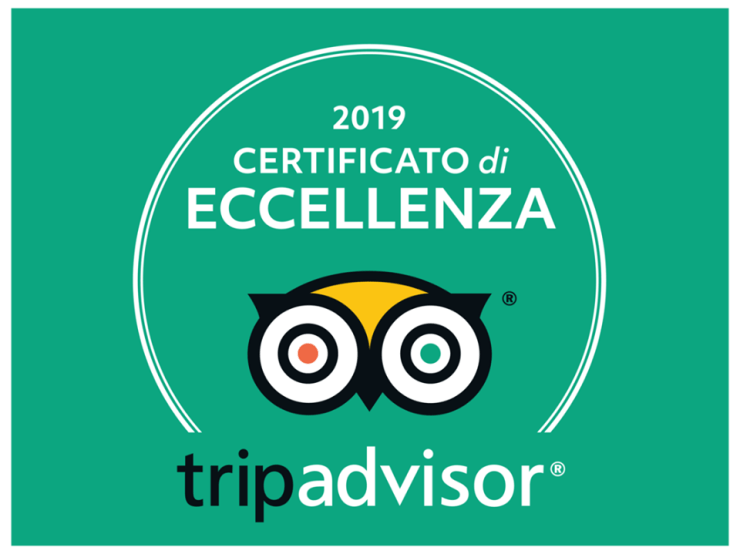 Certificato di Eccellenza 2019 TripAdvisor